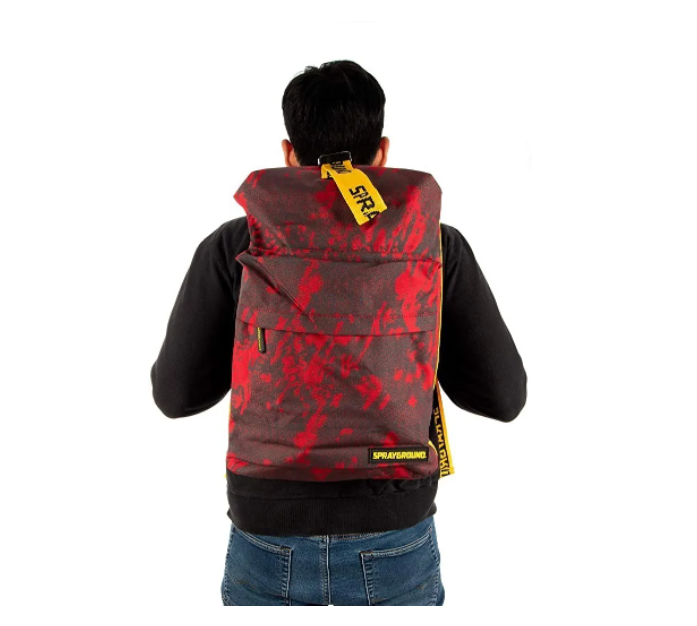 Mochila Oficial Stains Backpack Original Rojo Sprayground