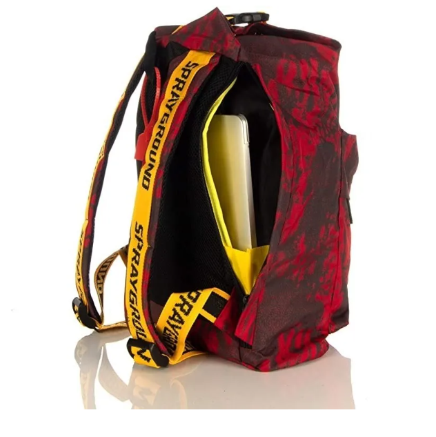 Mochila Oficial Stains Backpack Original Rojo Sprayground