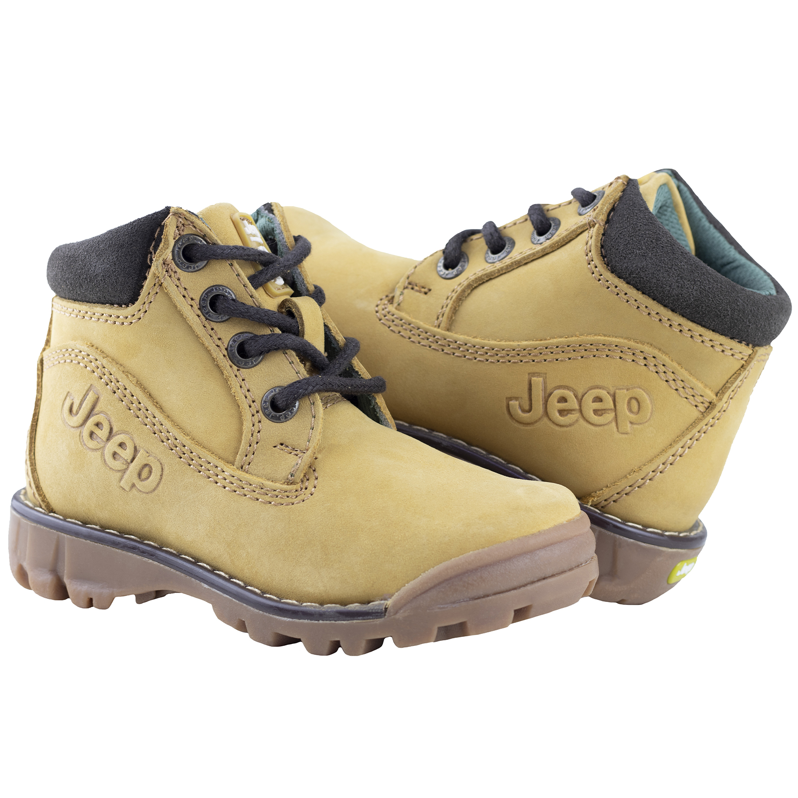 BOTAS PARA NIÑOS URBANA MARCA JEEP ORIGINAL 15522 NOBUCK MIEL 15522