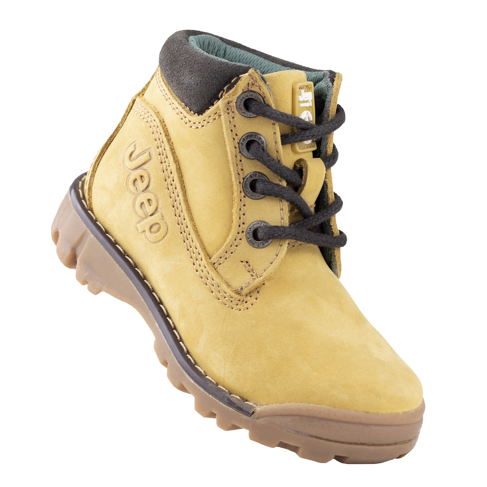 BOTAS PARA NIÑOS URBANA MARCA JEEP ORIGINAL 15522 NOBUCK MIEL 15522