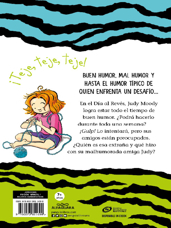 Judy Moody está de humor marciano- Autor Megan McDonald