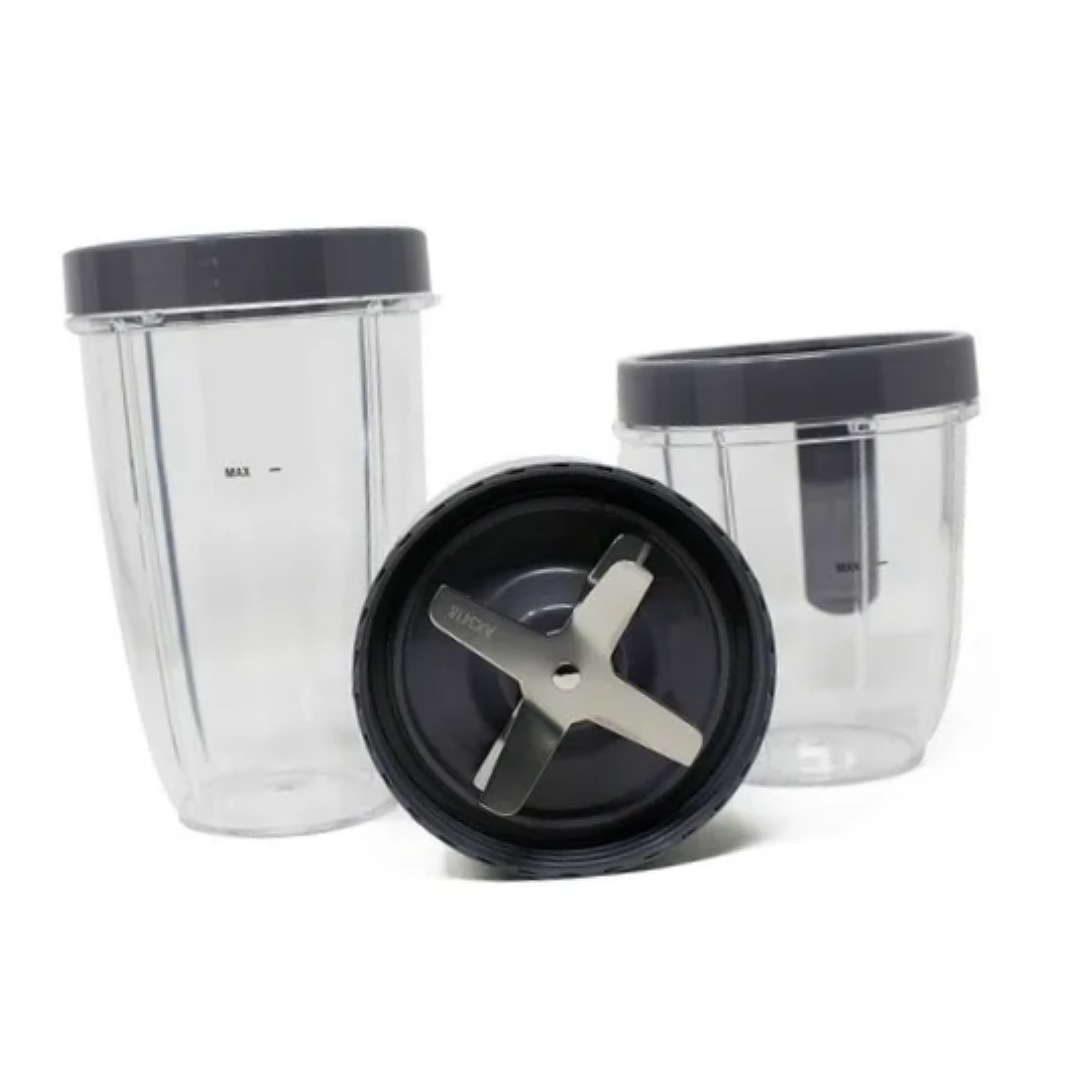 Nutribullet 600w Procesador De Alimentos Gris 6 Pcs