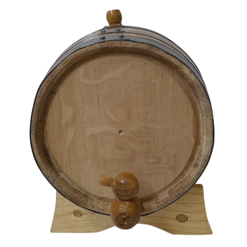 Barrica de roble 5L personalizable para reposar Tequila