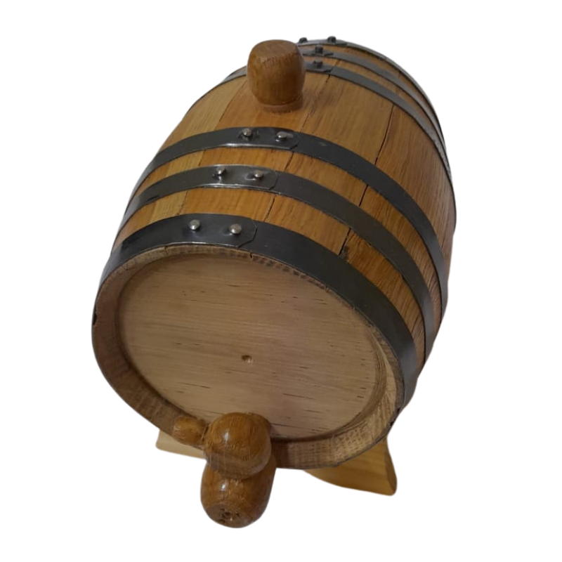 Barrica de roble 1L personalizable para reposar Tequila
