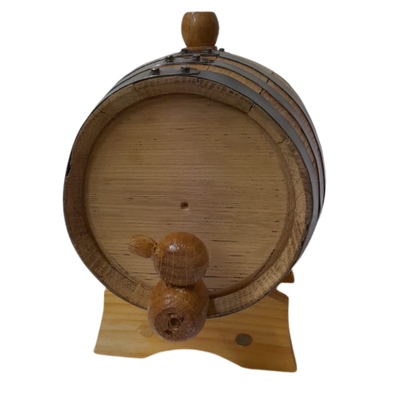 Barrica de roble 1L personalizable para reposar Tequila