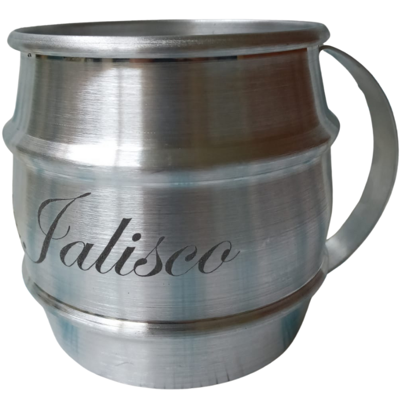 Tarro cervecero de aluminio cap. 1L ideal para bebidas frías