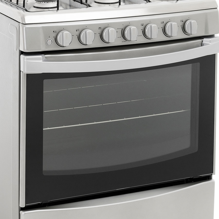 Estufa Al Piso Gas Acros 30" Plateado AF5434D