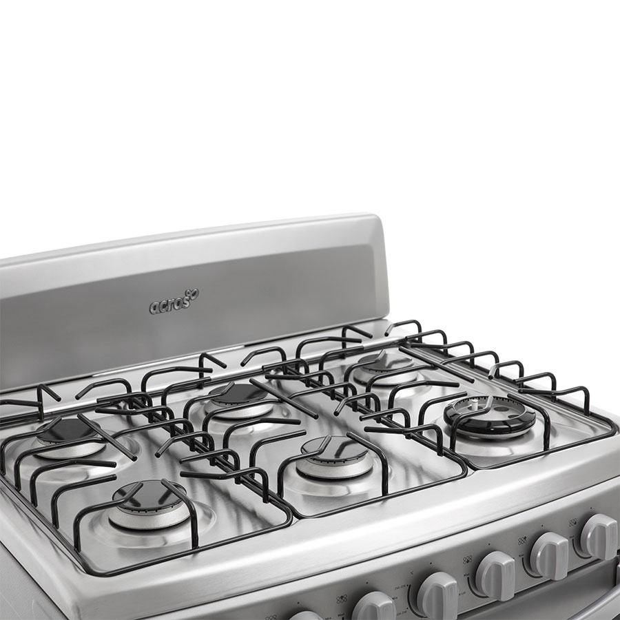 Estufa Al Piso Gas Acros 30" Plateado AF5434D