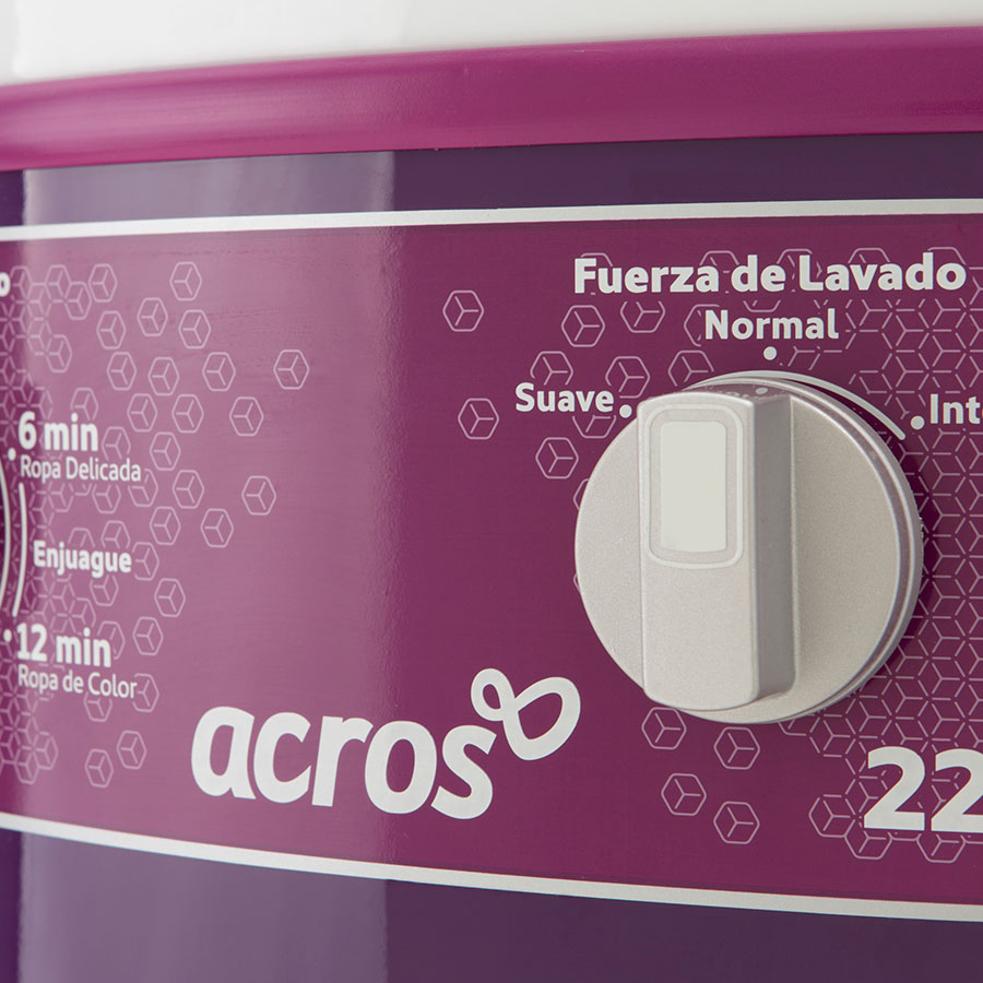 Lavadora una tina Acros 22kg ALF2253EM Morado