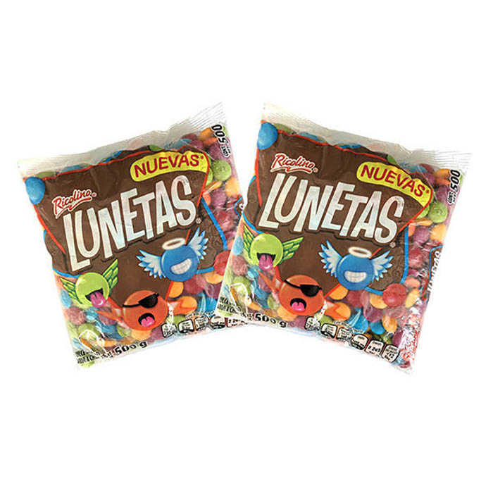 Dulce luneta de Chocolate( Ricolino) 500gr 