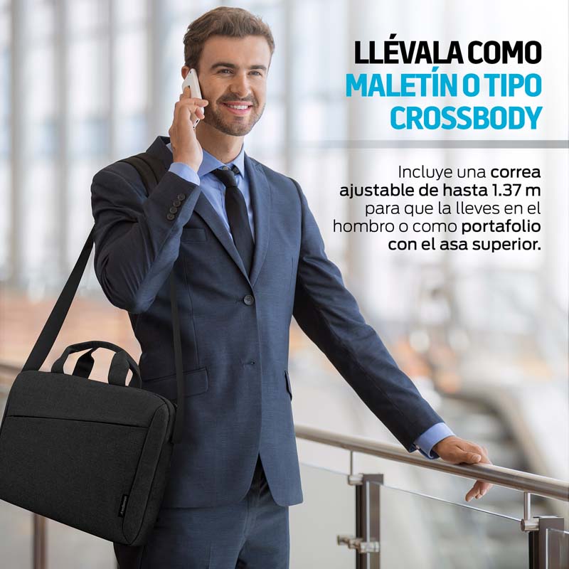 Mochila para Laptop tipo Maletín Funda Hasta 15.5 Redlemon
