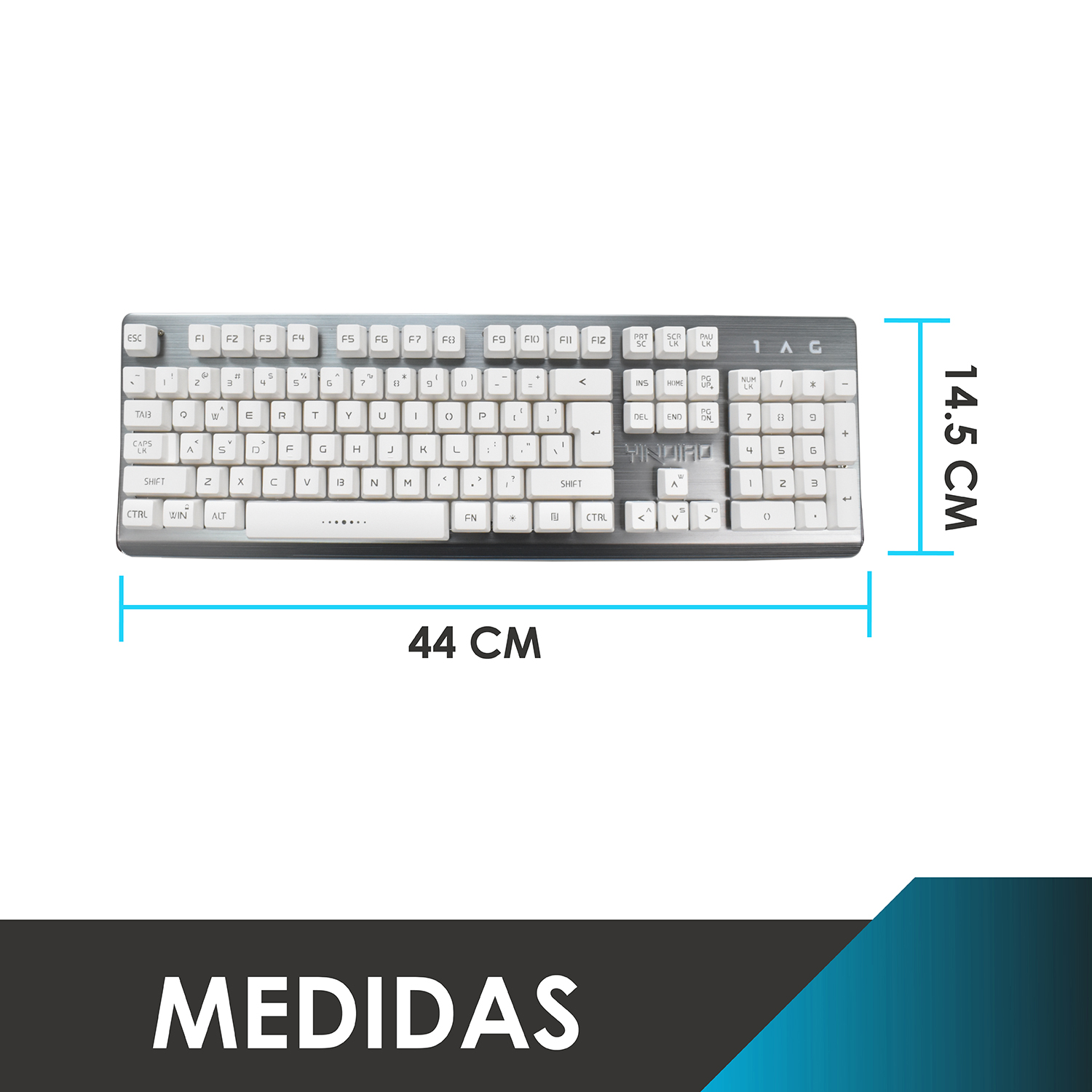 KIT TECLADO MOUSE GAMER RETROILUMINACION MECÁNICO