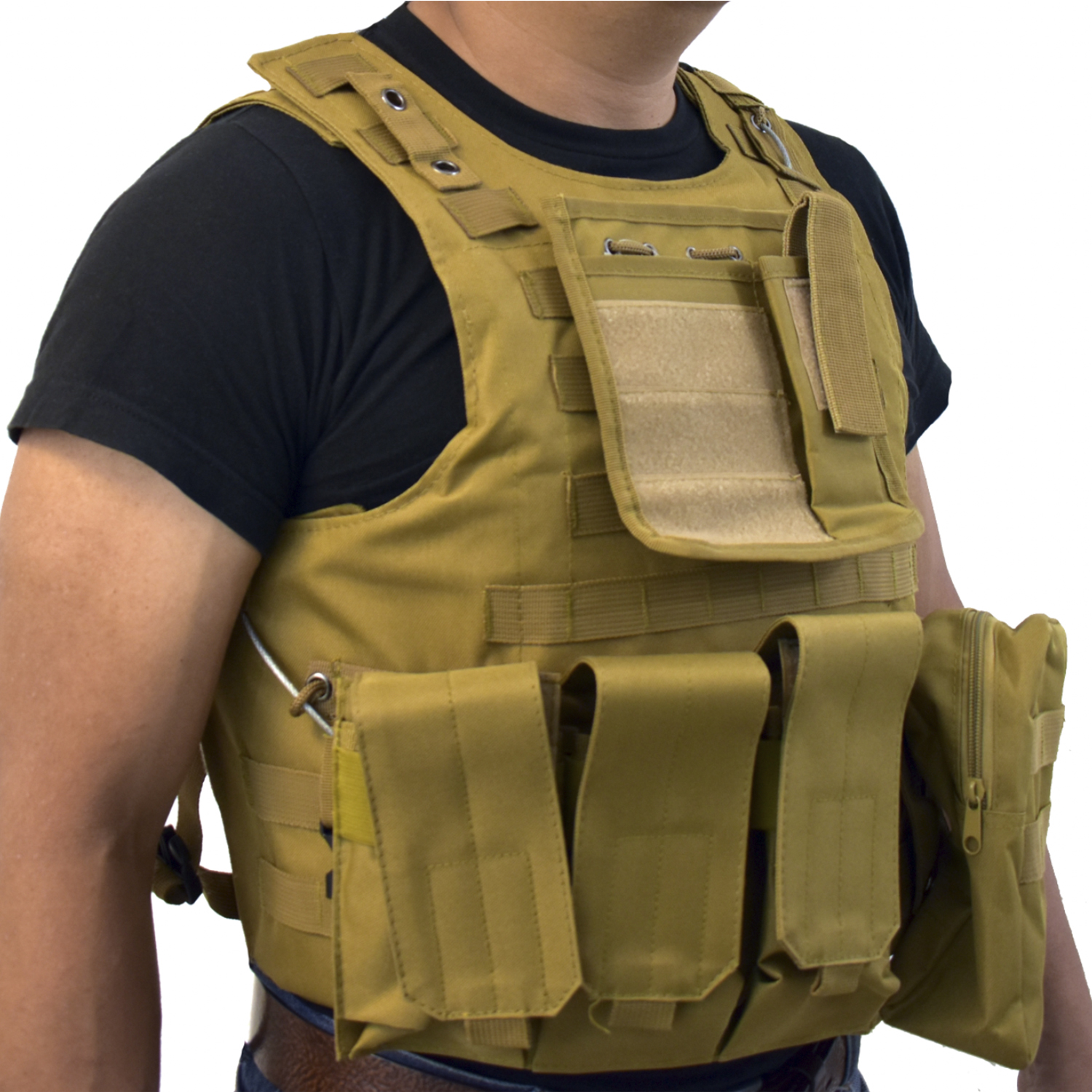 Chaleco Táctico Militar Estilo Combate Porta Placa de Uso Rudo