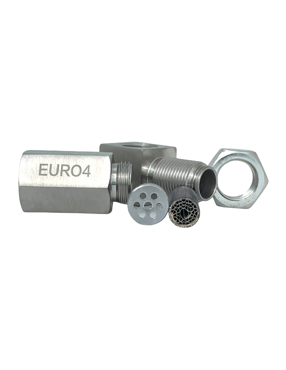 Mini Catalizador 90º Sensor De Oxigeno Apaga Codigo P0420 P0430