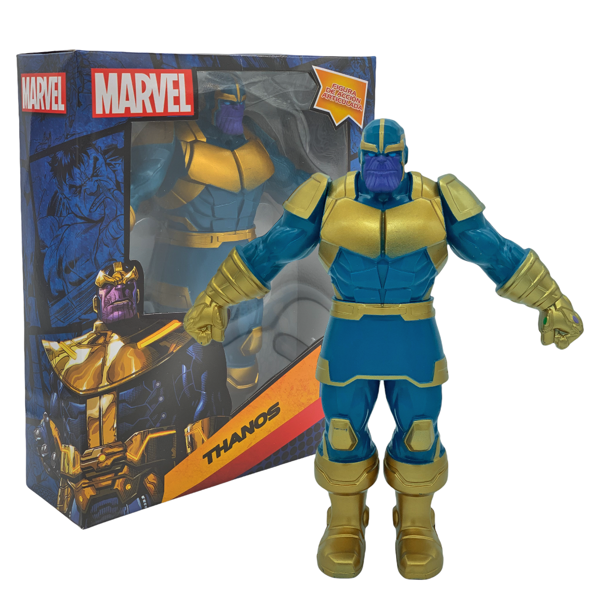 Figura de Acción 22 cm Thanos Villano Juguete Muñeco de Acción Articulado 