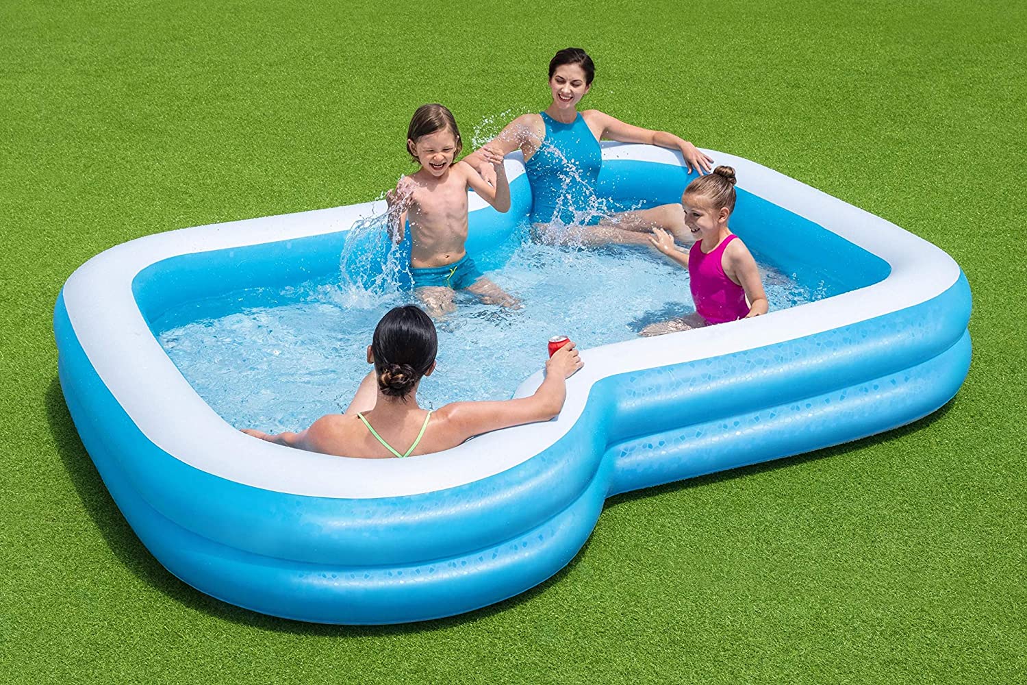 Piscina Alberca Inflable Familiar 3.05 x 2.74 x 0.46 m Bestway