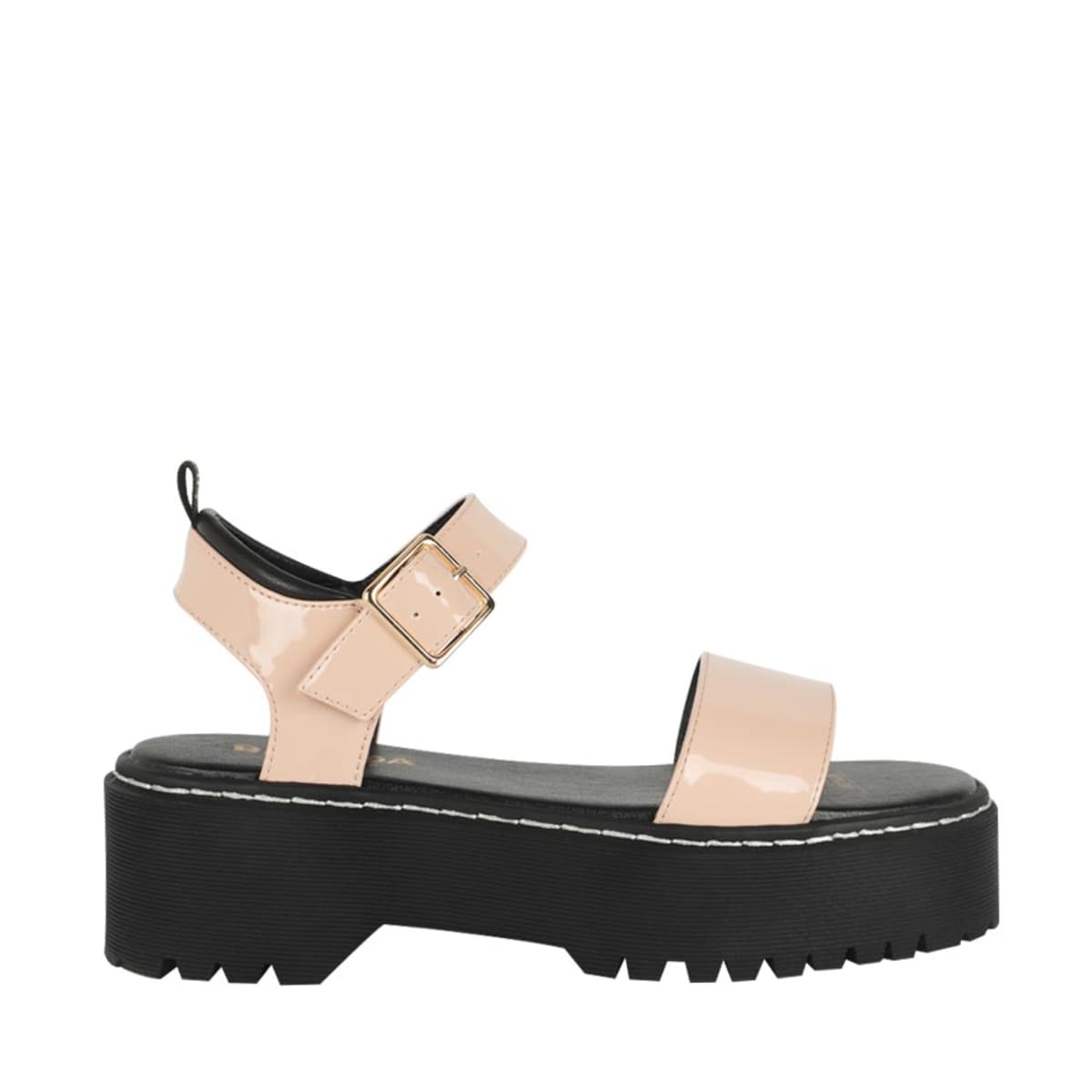 Sandalia casual Belinda Peregrin para mujer, color nude, mod. 985687