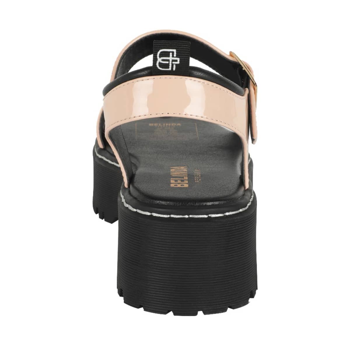 Sandalia casual Belinda Peregrin para mujer, color nude, mod. 985687