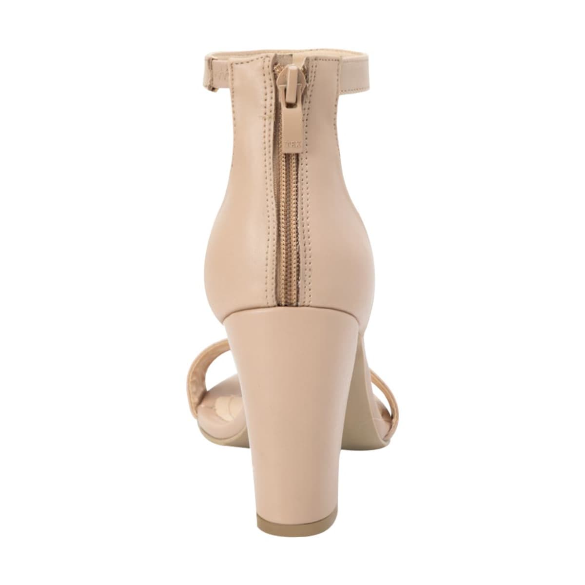 Sandalias de vestir Yaeli color nude, con tacón medio y talón con pulsera, mod. 1040276