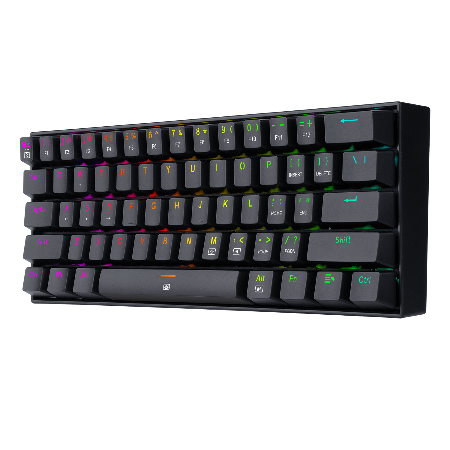 Teclado mecanico K630RGB cafe Redragon DRAGONBORN K630 Negro RGB, Cafe switch