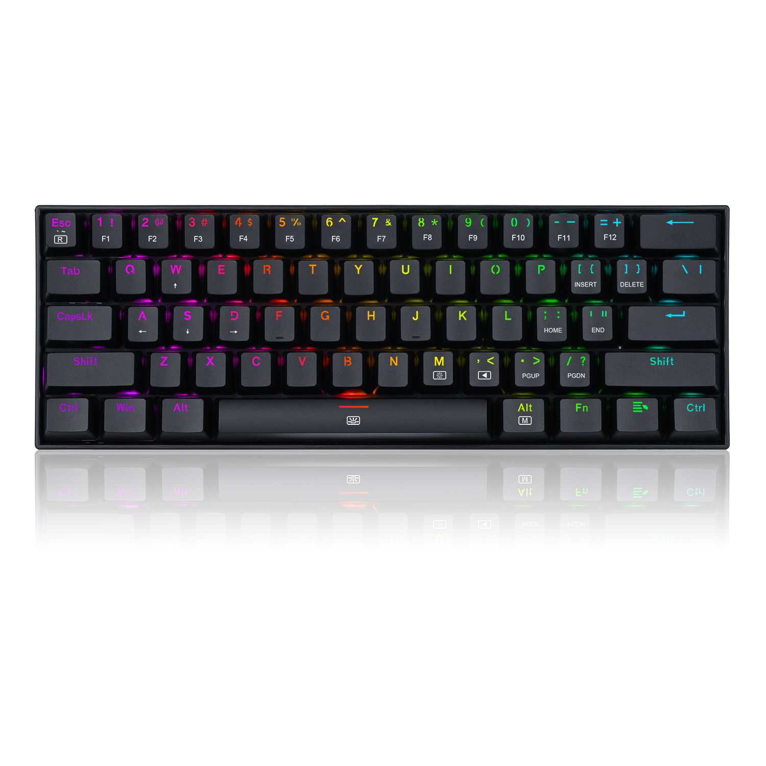 Teclado mecanico K630RGB cafe Redragon DRAGONBORN K630 Negro RGB, Cafe switch