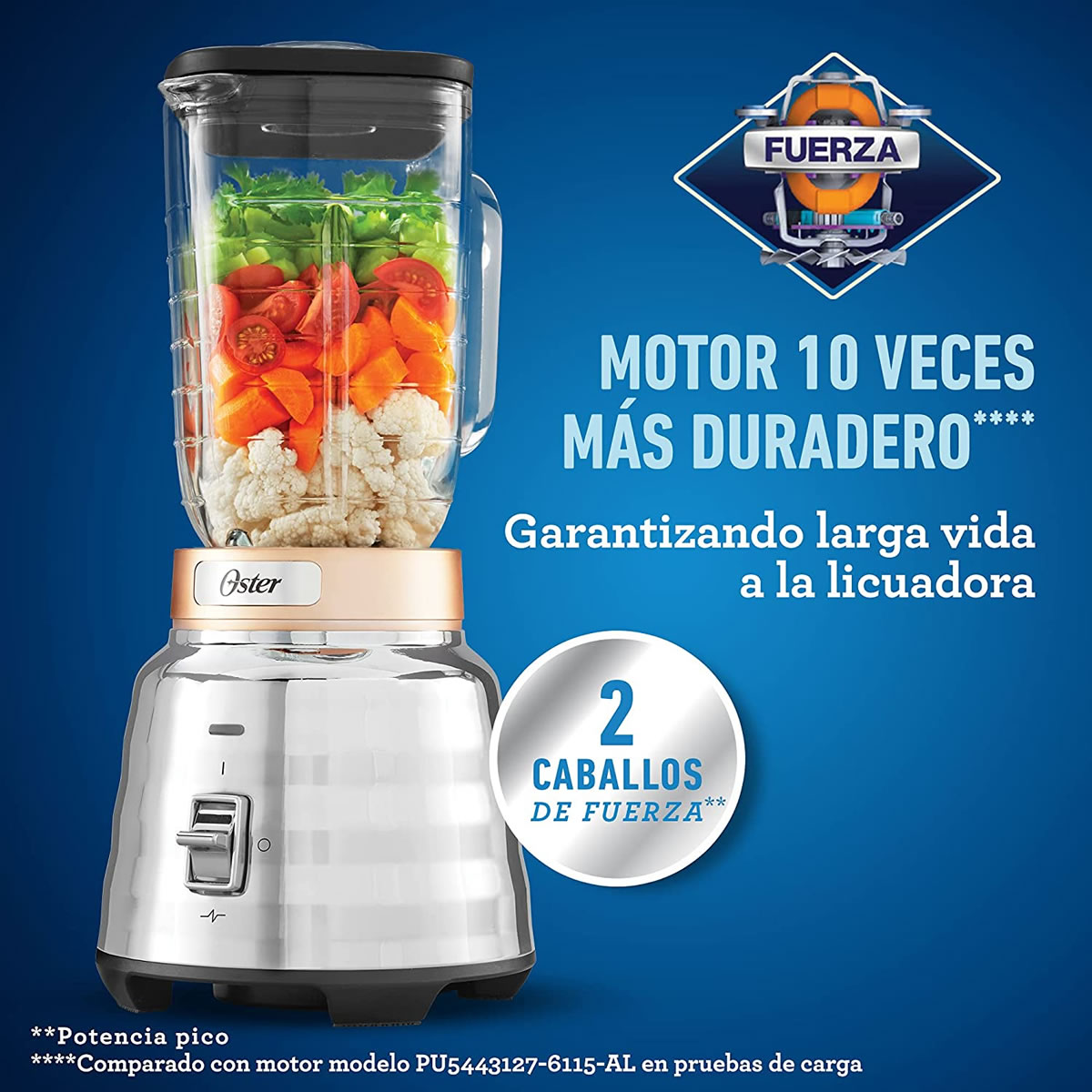 Licuadora De 1.75 Litros 1100 W 127 V Oster BLSTPBTG-013 CI