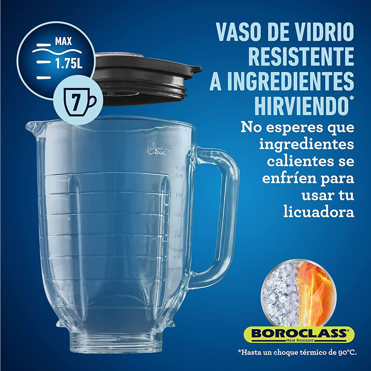 Licuadora De 1.75 Litros 1100 W 127 V Oster BLSTPBTG-013 CI