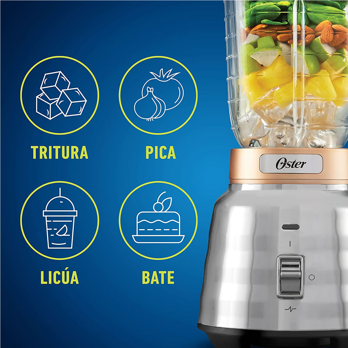 Licuadora De 1.75 Litros 1100 W 127 V Oster BLSTPBTG-013 CI