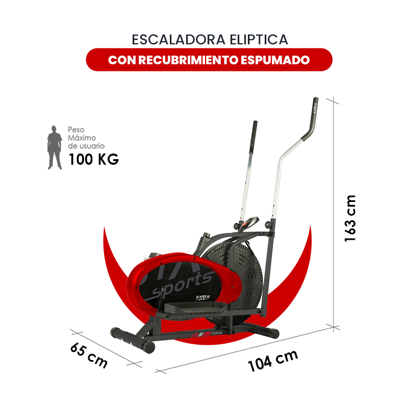 Escaladora Elíptica Trainer Ss/ Reforzada/ Diseño Exclusivo