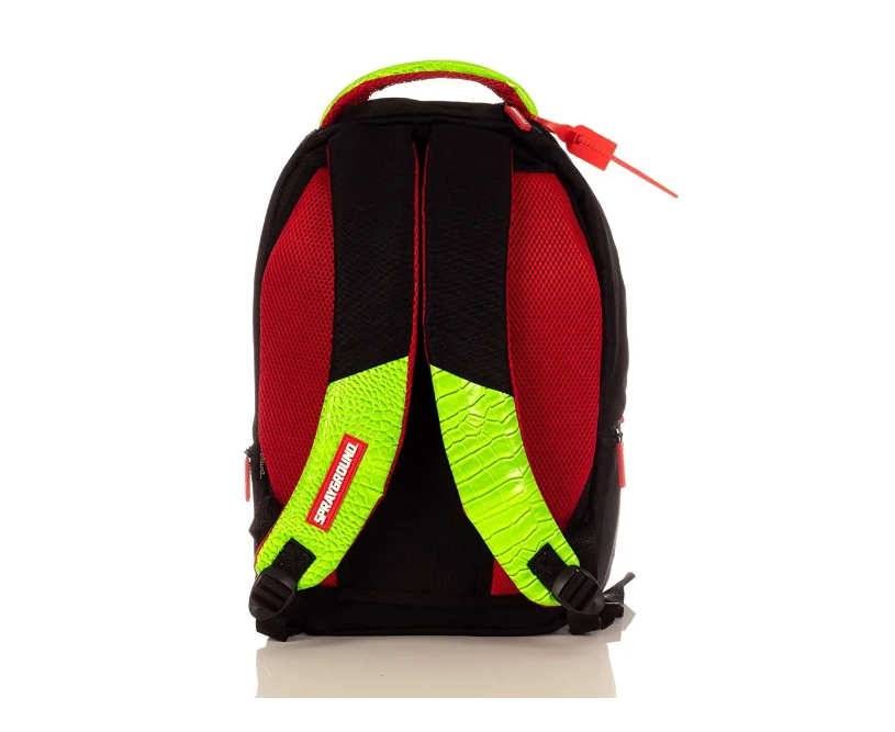 Mochila Oficial Crocodile Colors Backpack Original SpraygroundVerde