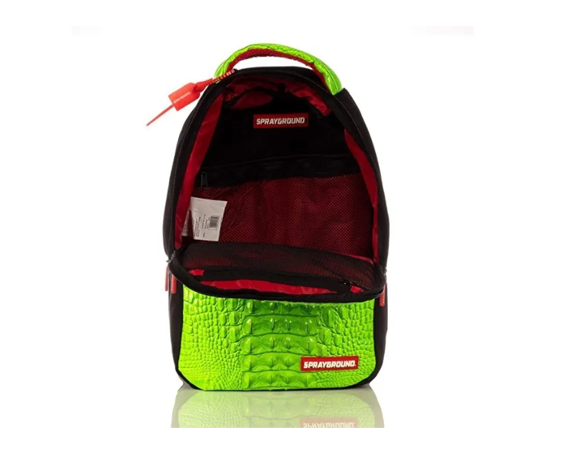Mochila Oficial Crocodile Colors Backpack Original SpraygroundVerde