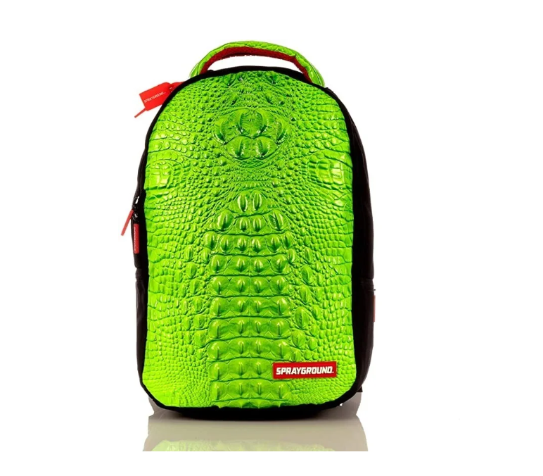 Mochila Oficial Crocodile Colors Backpack Original SpraygroundVerde