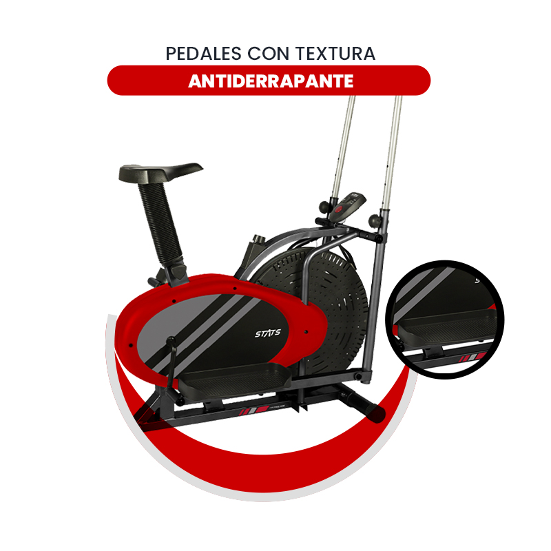 Escaladora Elíptica/ Bicicleta Fija/ Diseño Trainer Ss