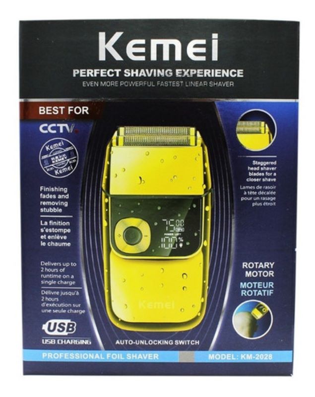 Afeitadora 2 en 1 Kemei KM-2028 Recargable 