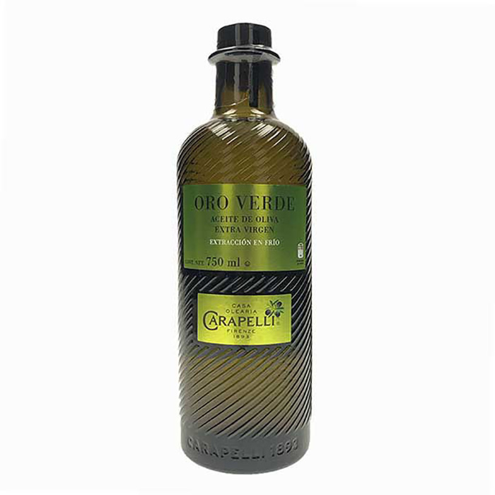 Aceite de oliva Extra Virgen Carapelli Frasco de 750 ml Oro Verde