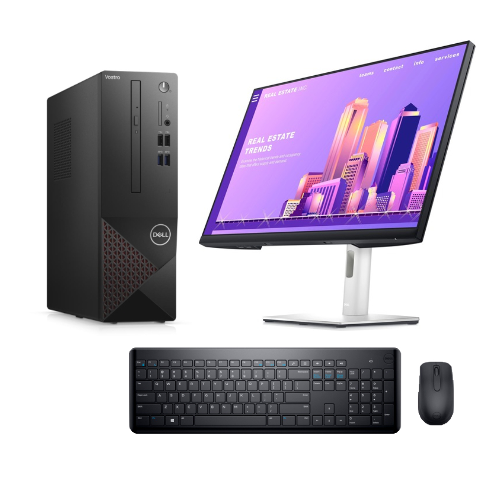 Computadora de escritorio Dell Vostro I5 RAM 8GB 1TB HDD Monitor 27 Windows 10 Home