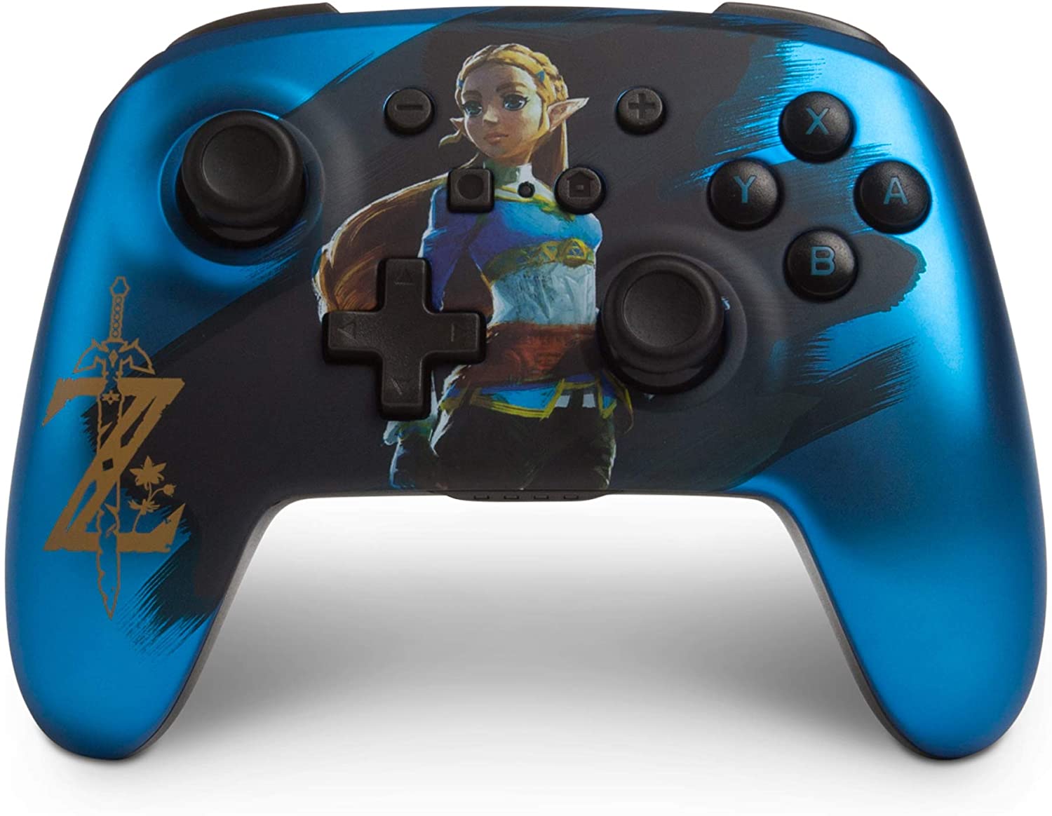 Mando Inalambrico Power A Zelda Link Azul Switch