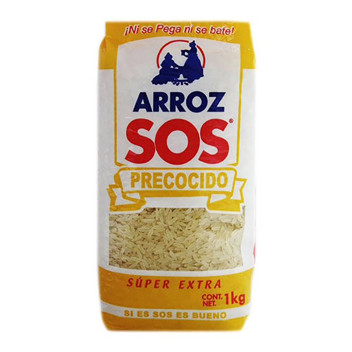 Arroz precocido SOS Amarillo Bolsa de 1 Kg