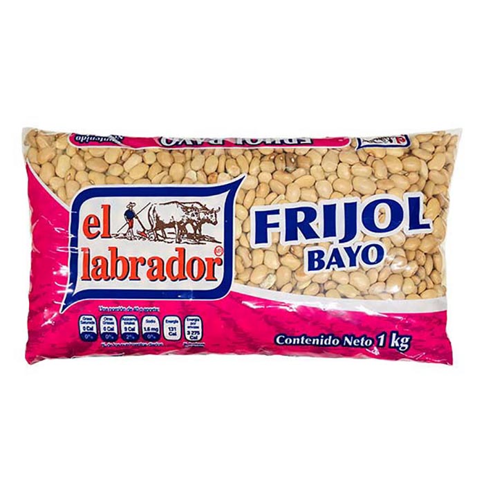 Frijol bayo El Labrador Bolsa de 1 Kg