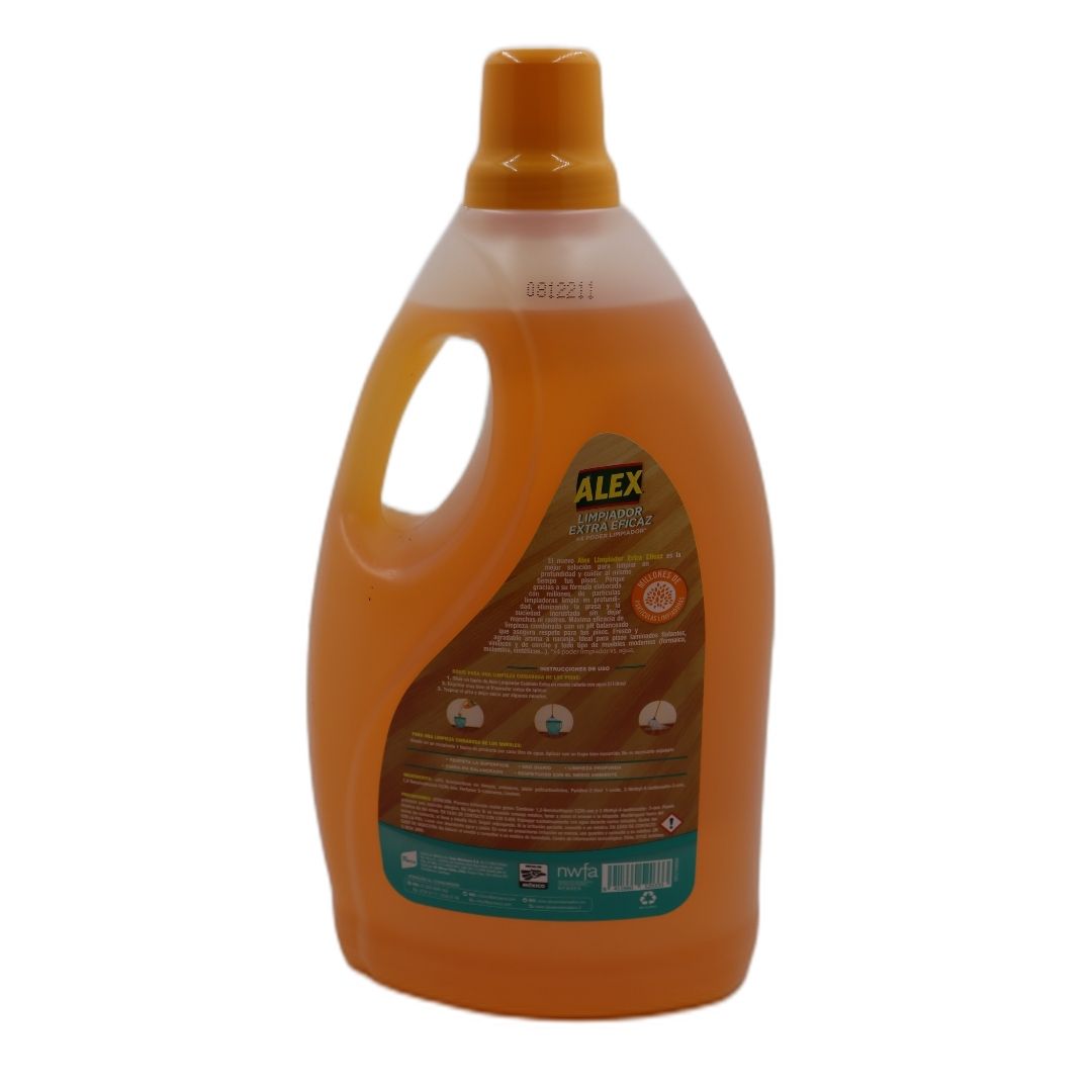 Limpiador Liquido Alex Extra Eficaz 4x Para Pisos 3.6 Litros