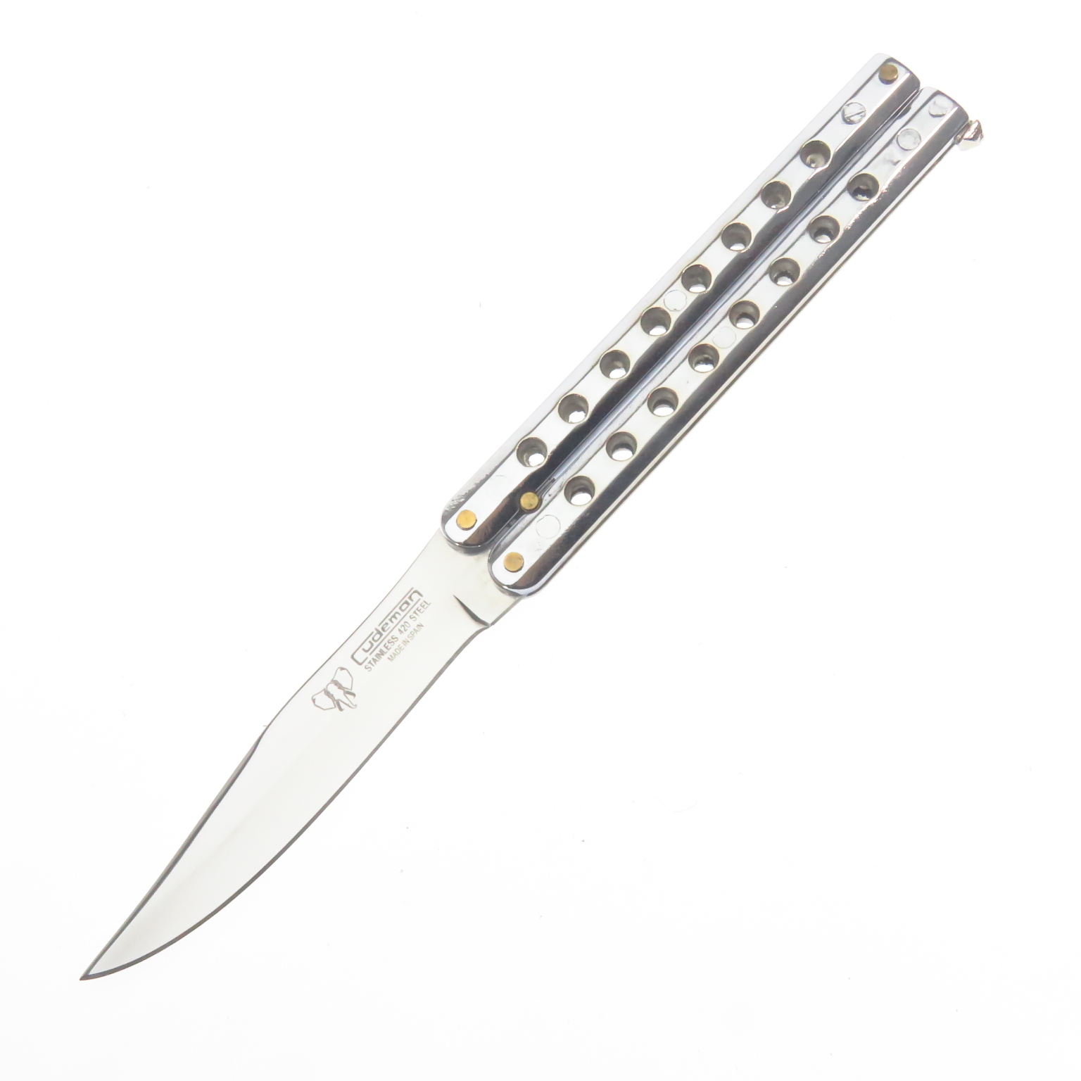 Cu508B Cudeman Navaja Butterfly Mariposa Crom Balisong Inox