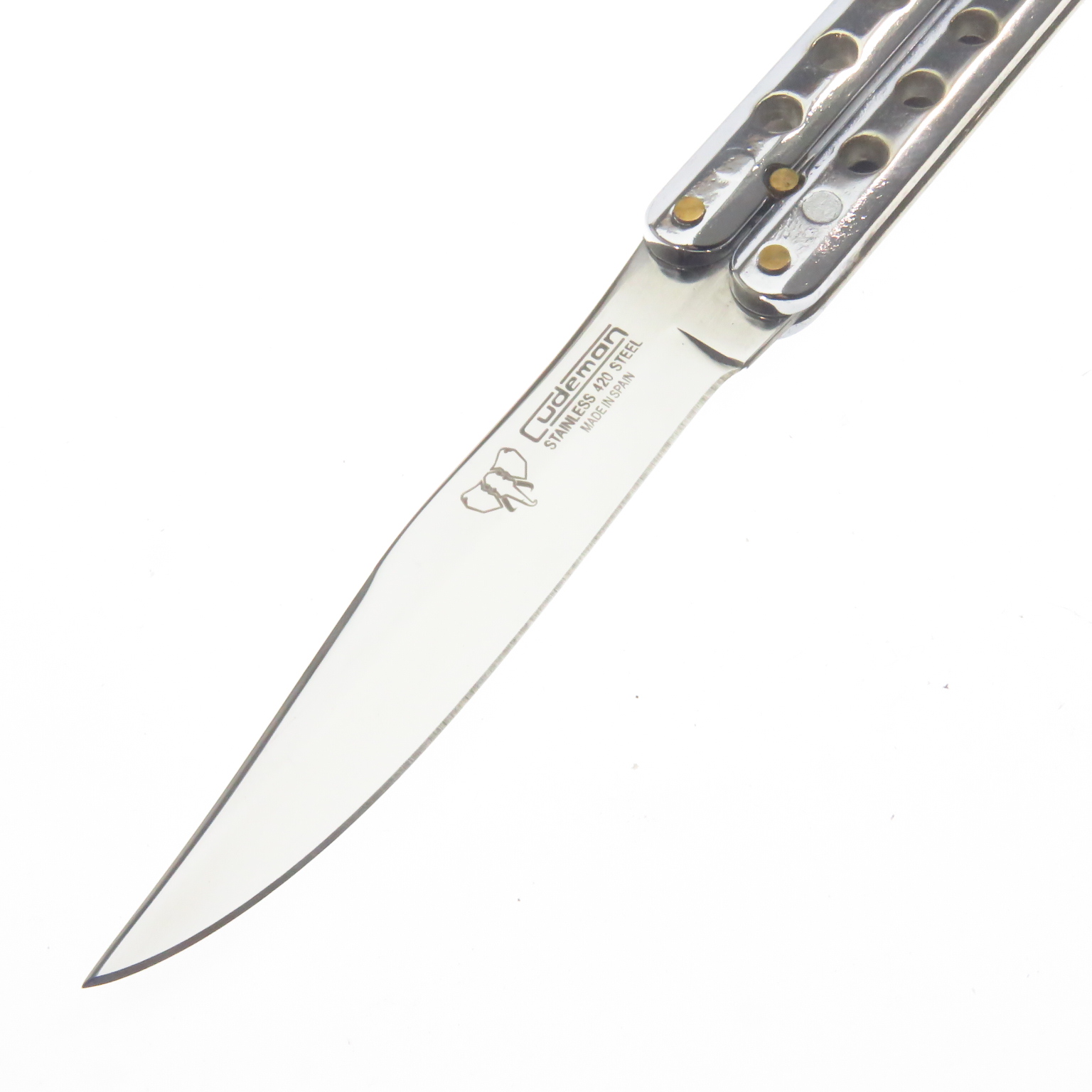 Cu508B Cudeman Navaja Butterfly Mariposa Crom Balisong Inox