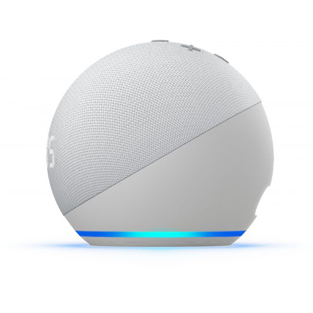 Echo Dot 4th Gen Bocina Inteligente con reloj y Alexa Blanco