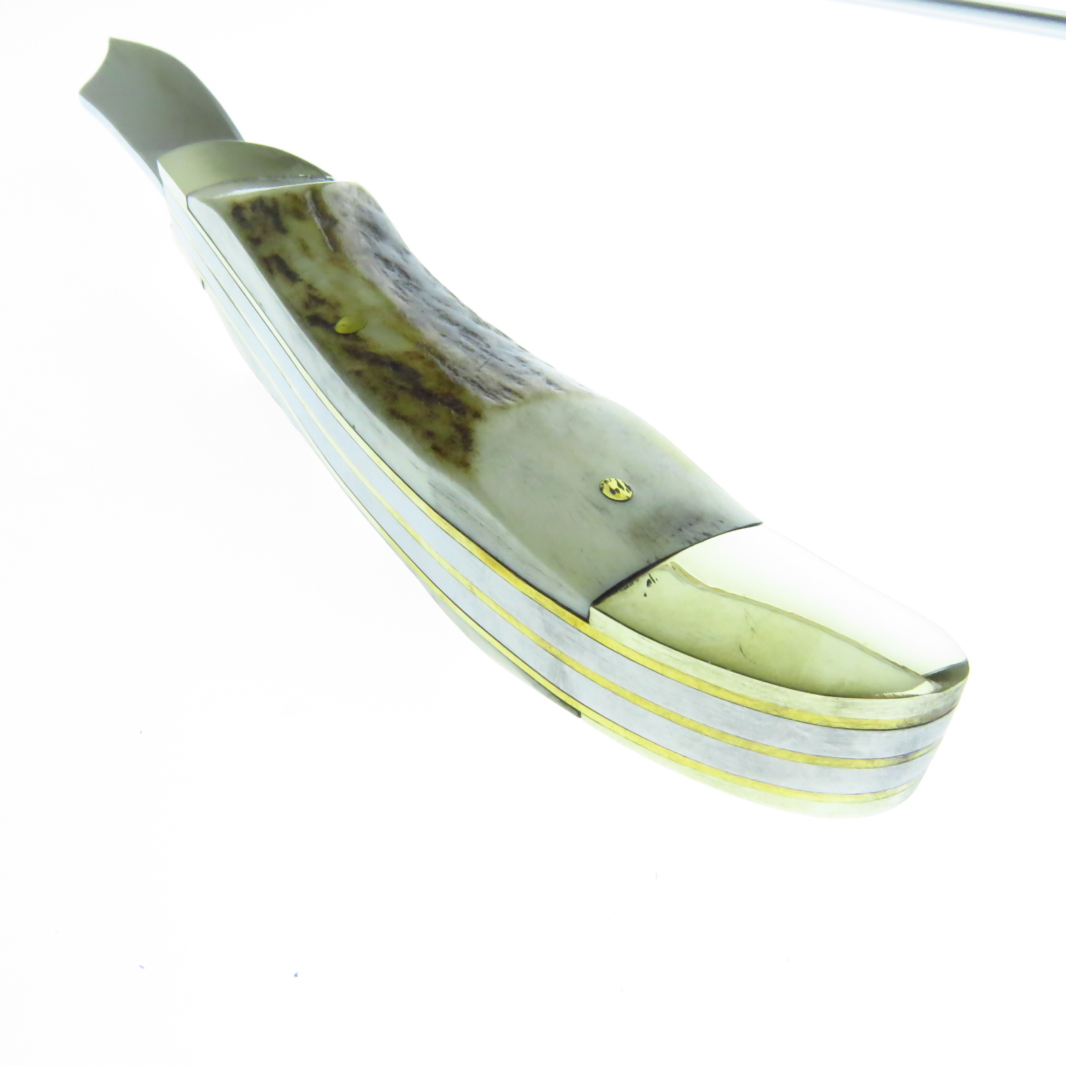 Gb069Ds German Bull Navaja Folding Hunter Asta-Venado C Fnda