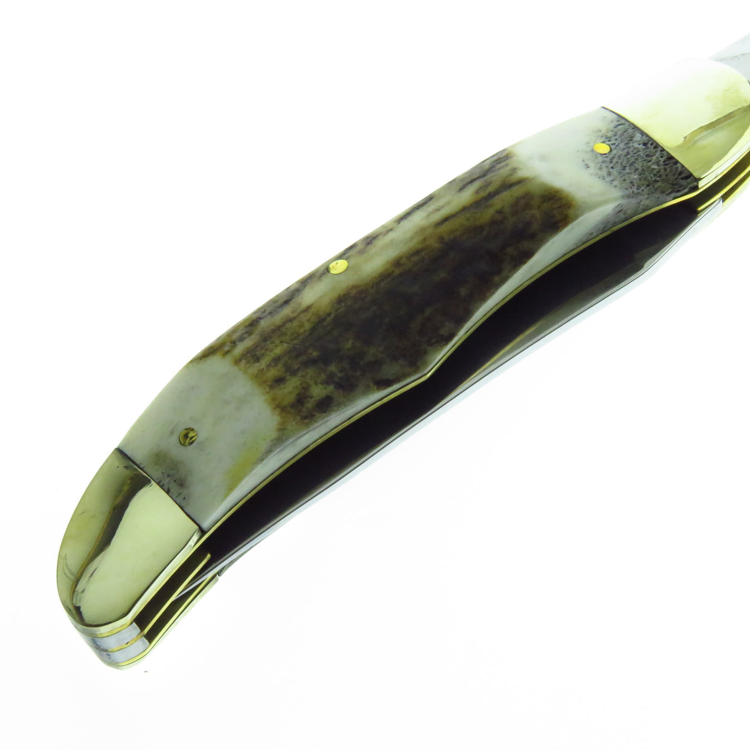 Gb069Ds German Bull Navaja Folding Hunter Asta-Venado C Fnda