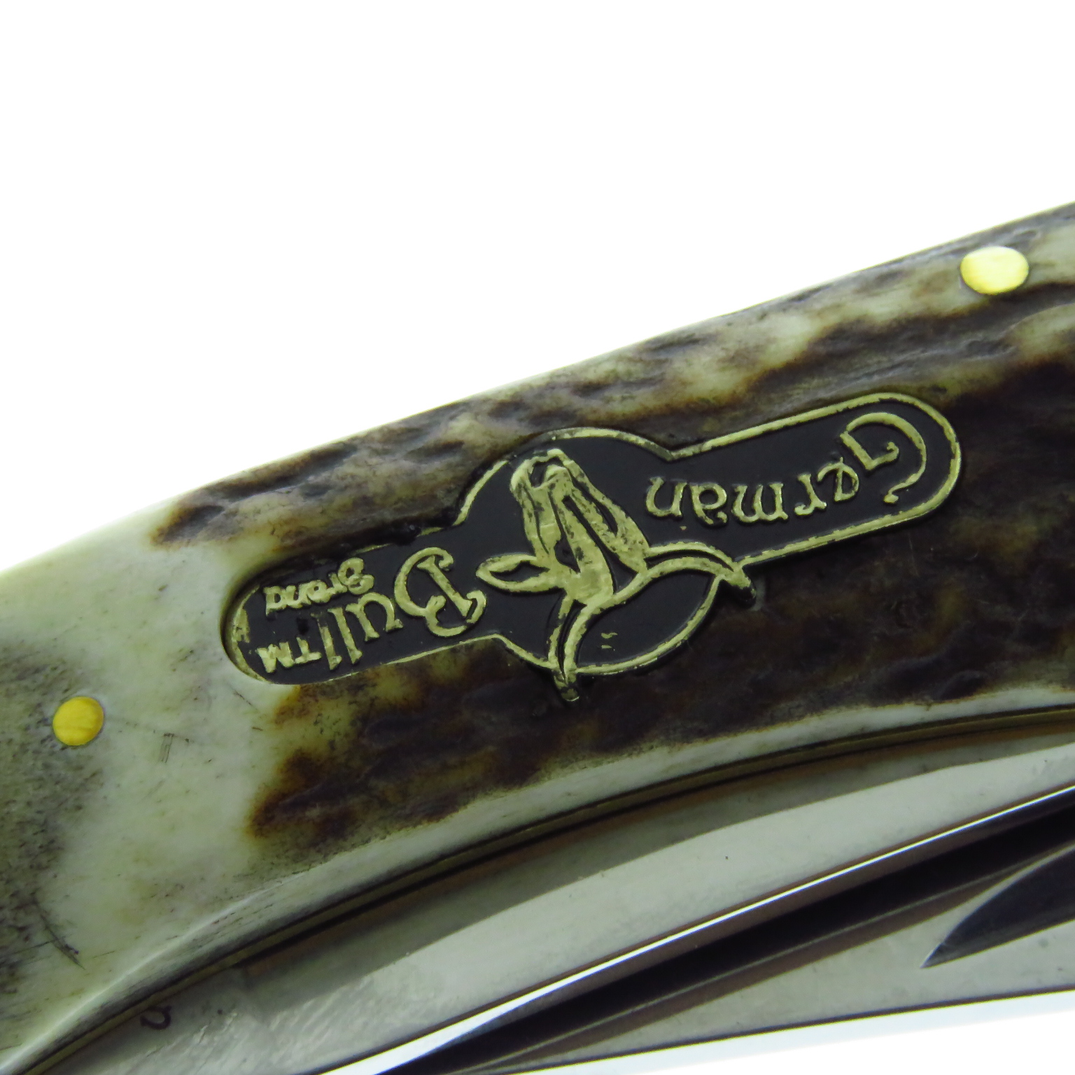 Gb069Ds German Bull Navaja Folding Hunter Asta-Venado C Fnda