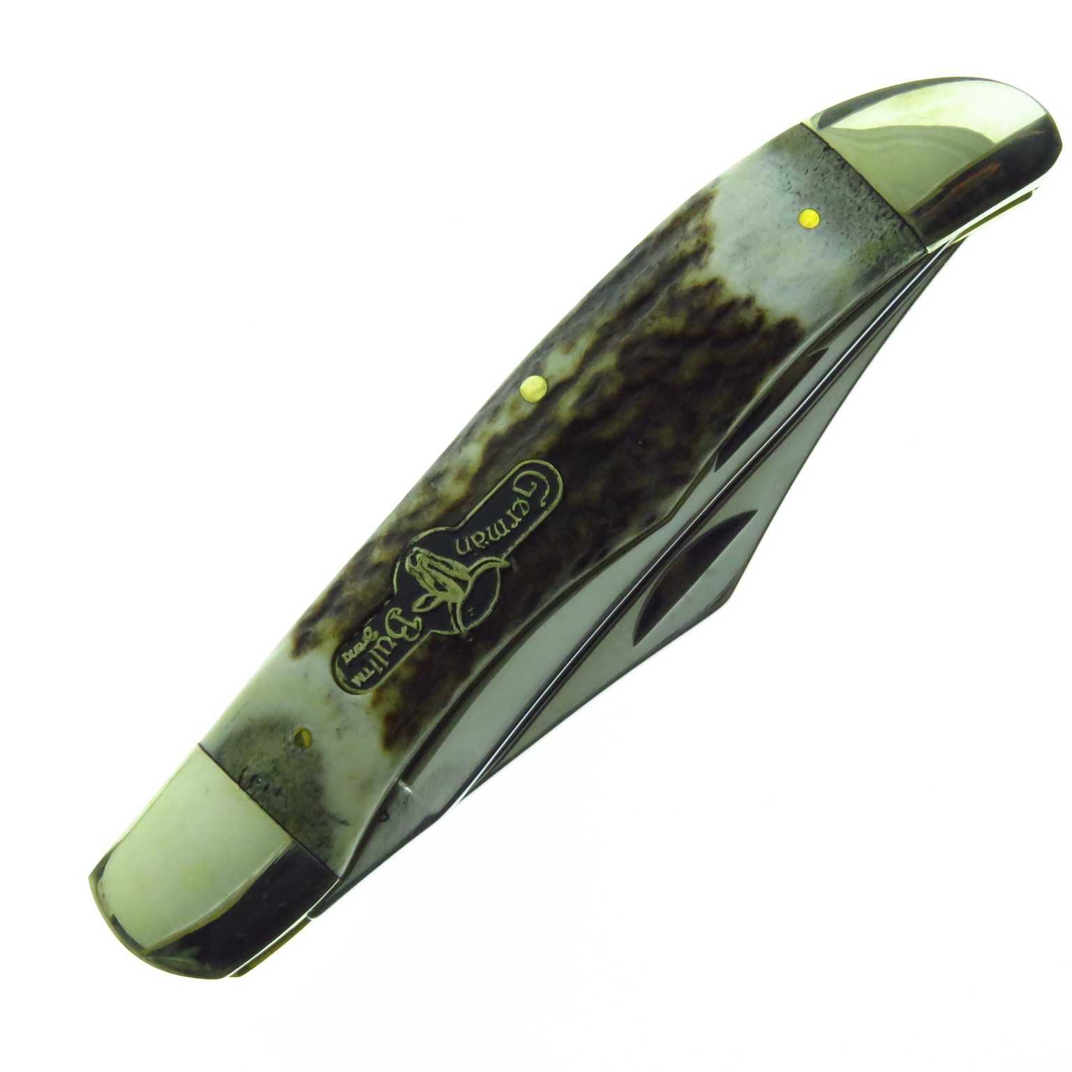 Gb069Ds German Bull Navaja Folding Hunter Asta-Venado C Fnda