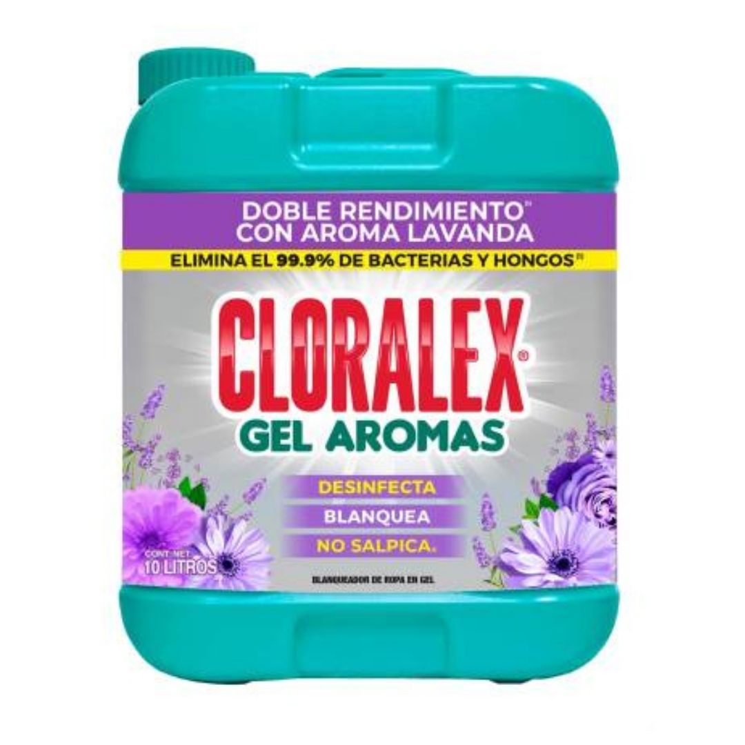 Blanqueador Cloralex Gel Aromas 10 Litros Olor Lavanda