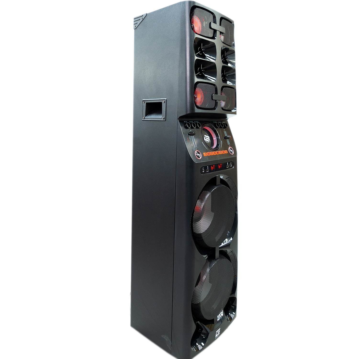 Bocina Smart DJ Fiesta Speaker 1500W Mezclador 2 Entradas