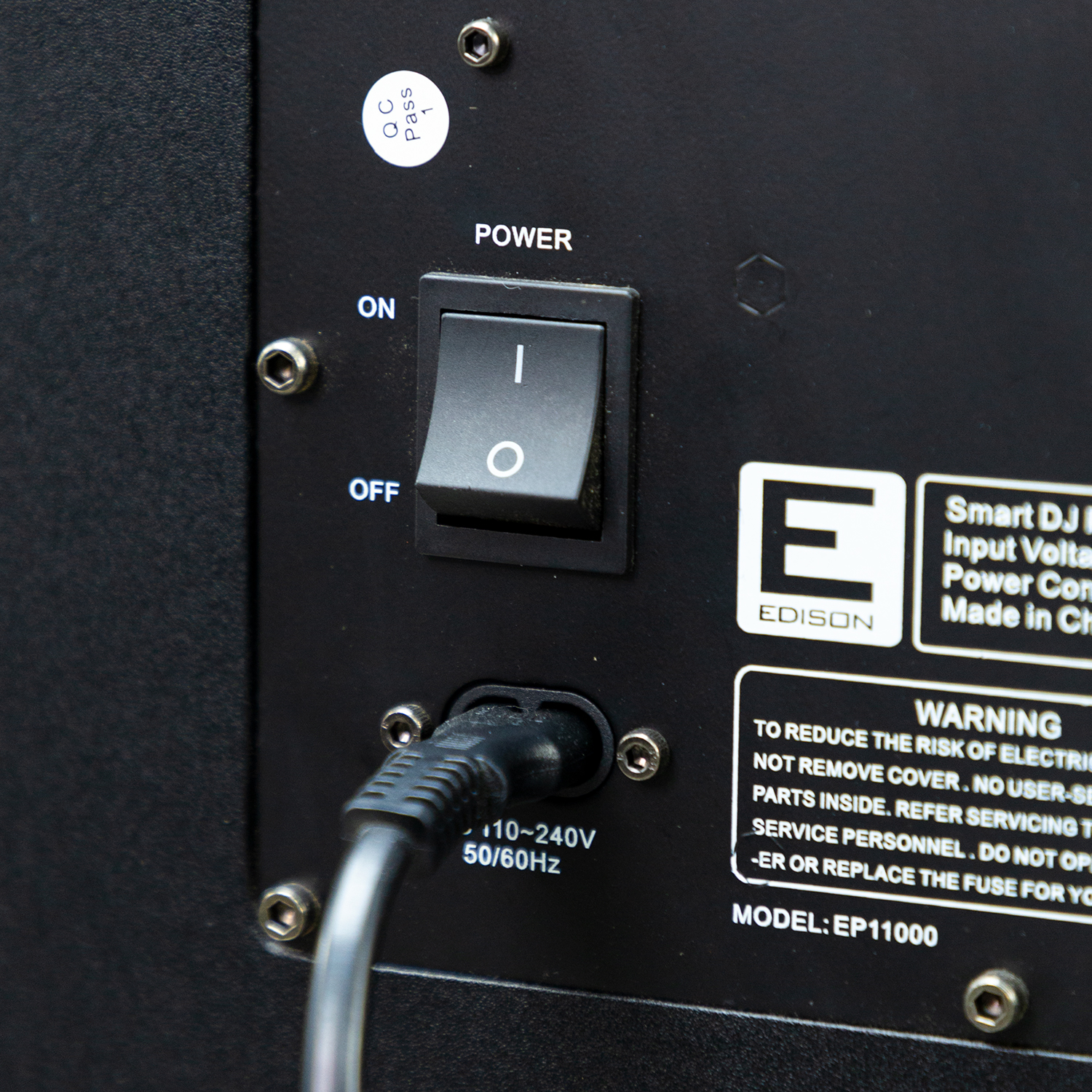 Bocina Smart DJ Fiesta Speaker 1500W Mezclador 2 Entradas